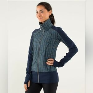 Lululemon Women’s black multi color Asana jacket size 8 Athletic